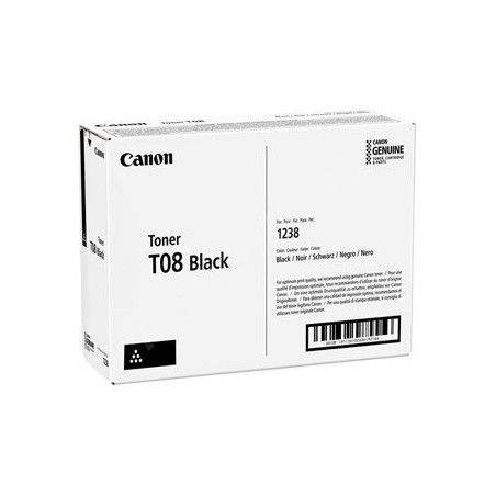 Canon oryginalny toner T08 BK, 3010C006, black, 11000s Canon oryginalny toner T08 BK, 3010C006, black, 11000s