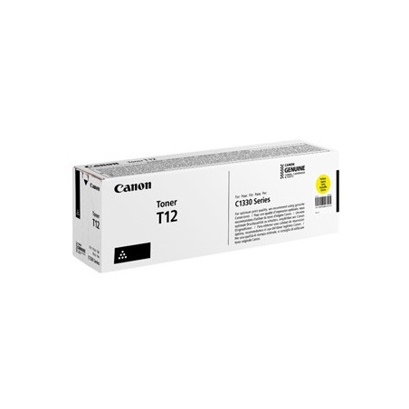 Canon oryginalny toner T12 Y, 5095C006, yellow, 5300s