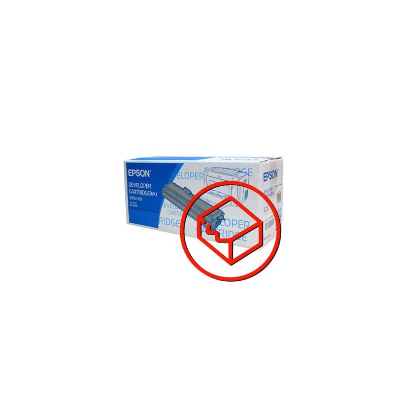 Epson oryginalny toner C13S050166, black, 6000s, uszkodzone opakowanie typ B