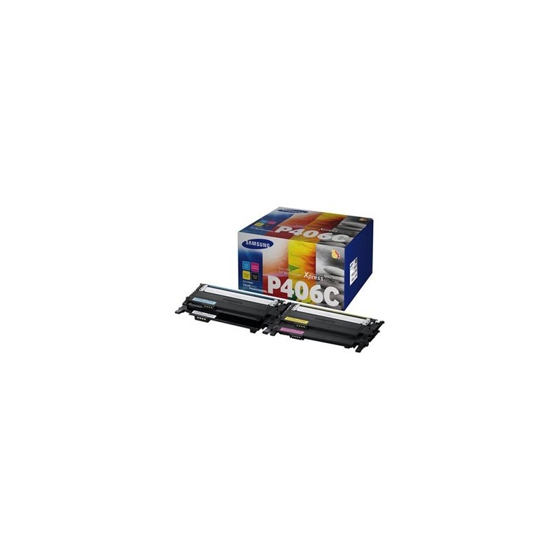 HP oryginalny toner SU375A, CLT-P406C, P406C, CMYK, 1500, 3*1000s, 4 pack