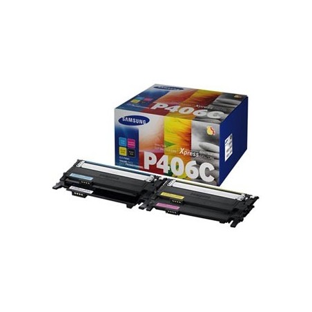 HP oryginalny toner SU375A, CLT-P406C, P406C, CMYK, 1500, 3*1000s, 4 pack