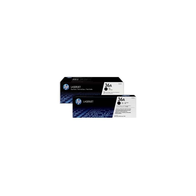 HP oryginalny toner CB436AD, HP 36A, black, 4000 (2x2000)s, dual pack HP oryginalny toner CB436AD, HP 36A, black, 4000 (2x2000)s, dual pack