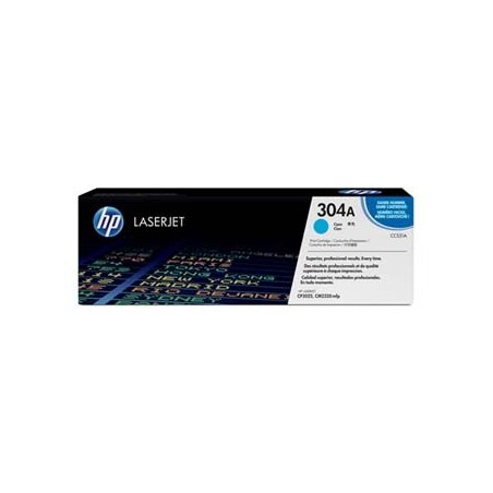 HP oryginalny toner CC531A, HP 304A, cyan, 2800s HP oryginalny toner CC531A, HP 304A, cyan, 2800s