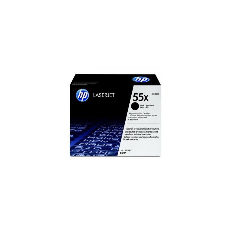 HP oryginalny toner CE255X, HP 55X, black, 12500s