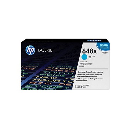 HP oryginalny toner CE261A, HP 648A, cyan, 11000s HP oryginalny toner CE261A, HP 648A, cyan, 11000s