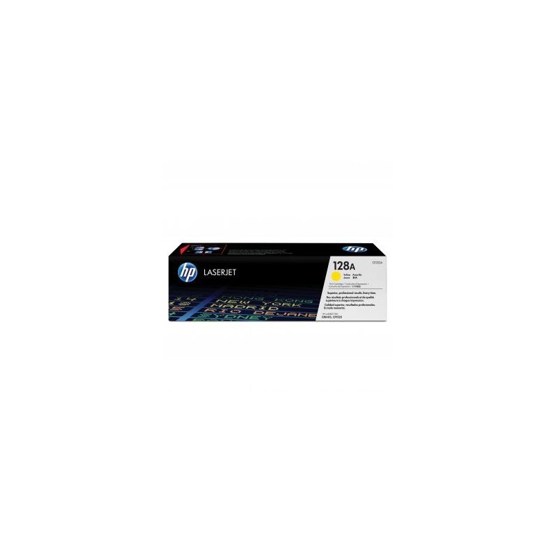 HP oryginalny toner CE322A, HP 128A, yellow, 1300s HP oryginalny toner CE322A, HP 128A, yellow, 1300s