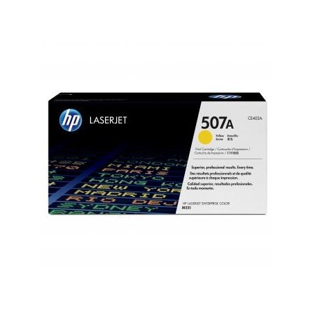 HP oryginalny toner CE402A, HP 507A, yellow, 6000s