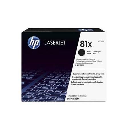 HP oryginalny toner CF281X, HP 81X, black, 25000s