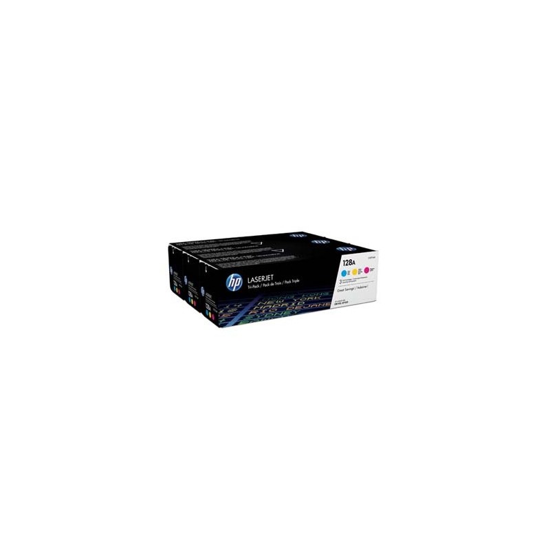 HP oryginalny toner CF371AM, HP 128A, CMY, 3900 (3x1300)s, 3x800g, 3szt
