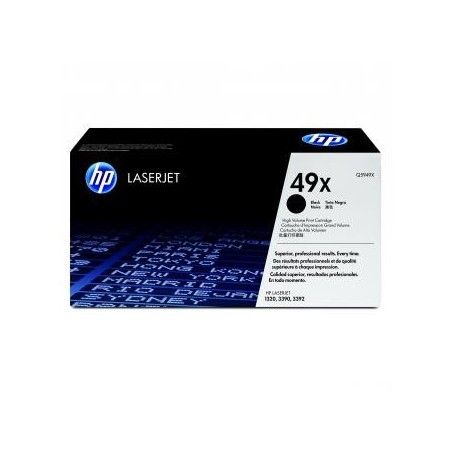 HP oryginalny toner Q5949X, HP 49X, black, 6000s, high capacity HP oryginalny toner Q5949X, HP 49X, black, 6000s, high capacity