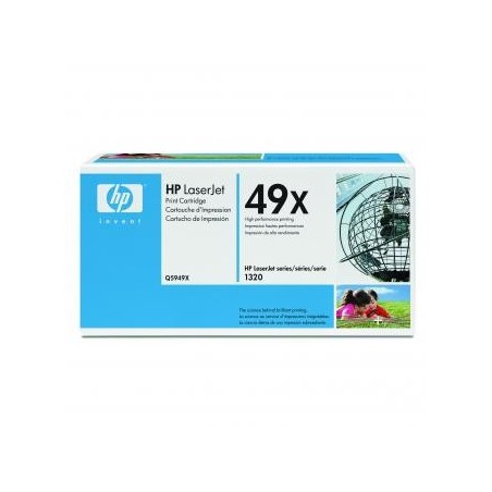 HP oryginalny toner Q5949X, HP 49X, black, 6000s, high capacity HP oryginalny toner Q5949X, HP 49X, black, 6000s, high capacity