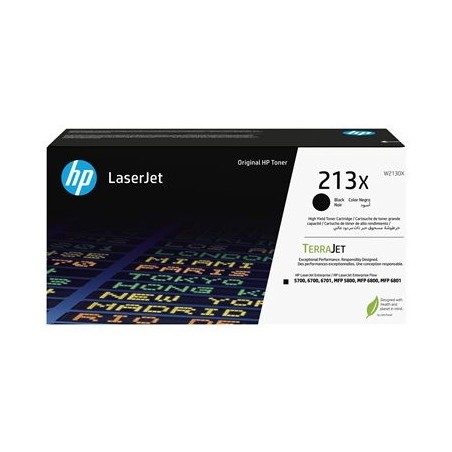 HP 213X Black Original LaserJet Toner Cartridge HP 213X Black Original LaserJet Toner Cartridge
