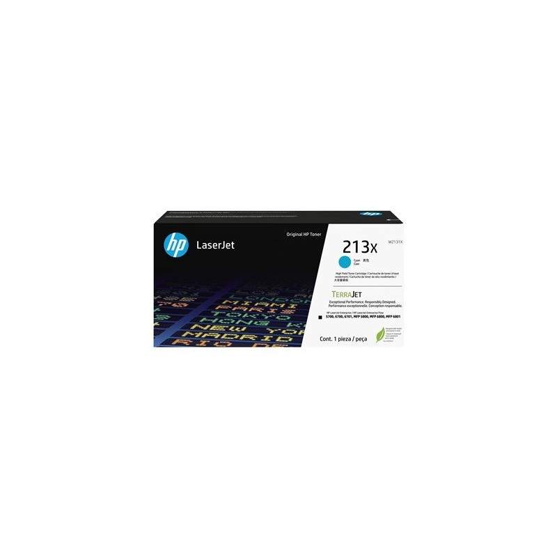 HP 213X Cyan Original LaserJet Toner Cartridge
