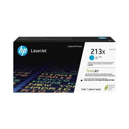 HP 213X Cyan Original LaserJet Toner Cartridge