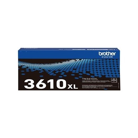 BROTHER TN-3610XL Ultra High Yield Black Toner Cartridge Prints 25.000 pages BROTHER TN-3610XL Ultra High Yield Black Toner Cartridge Prints 25.000 pages