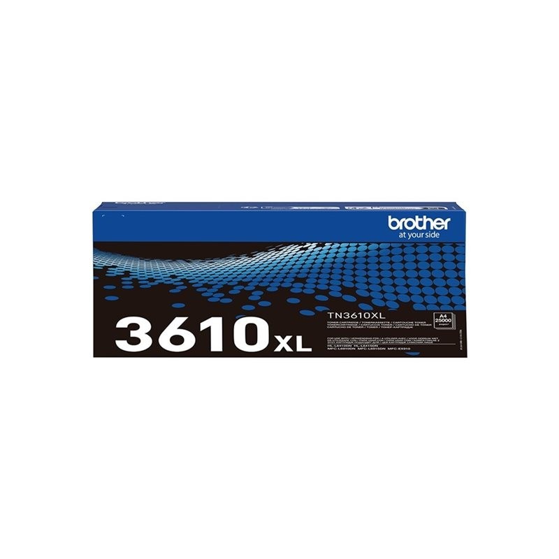 BROTHER TN-3610XL Ultra High Yield Black Toner Cartridge Prints 25.000 pages