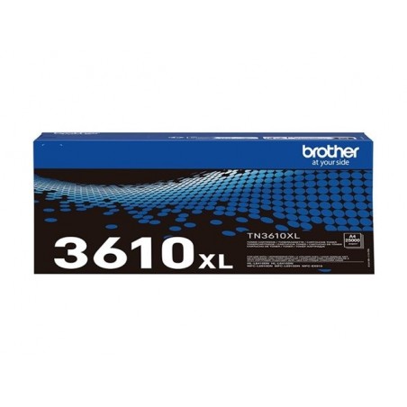 BROTHER TN-3610XL Ultra High Yield Black Toner Cartridge Prints 25.000 pages BROTHER TN-3610XL Ultra High Yield Black Toner Cartridge Prints 25.000 pages