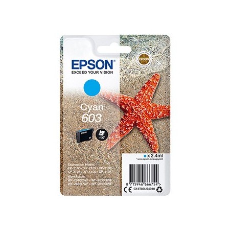 Epson oryginalny ink / tusz C13T03U24010, cyan, 2.4ml Epson oryginalny ink / tusz C13T03U24010, cyan, 2.4ml
