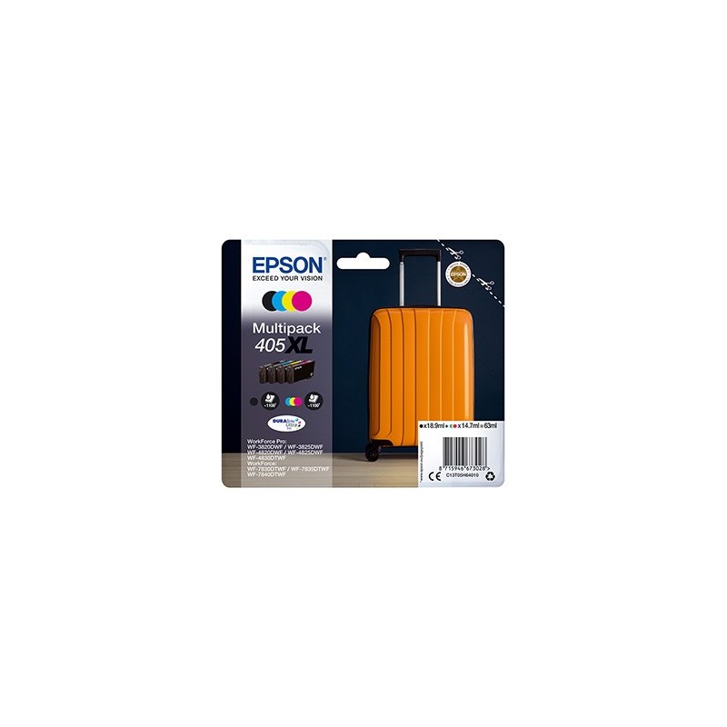 Epson oryginalny ink / tusz C13T05H64010, 405XL, CMYK, 1x18.9 + 3x14.7ml