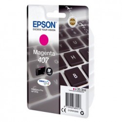 Epson oryginalny ink / tusz C13T07U340, 407L, magenta, 1900s, 20.3ml Epson oryginalny ink / tusz C13T07U340, 407L, magenta, 1900s, 20.3ml