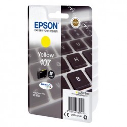 Epson oryginalny ink / tusz C13T07U440, 407L, yellow, 1900s, 20.3ml Epson oryginalny ink / tusz C13T07U440, 407L, yellow, 1900s, 20.3ml