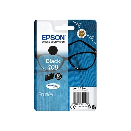 Epson oryginalny ink / tusz C13T09J14010, T09J140, 408, black, 18.9ml