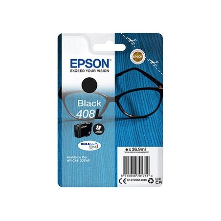Epson oryginalny ink / tusz C13T09K14010, T09K140, 408L, black, 36.9ml