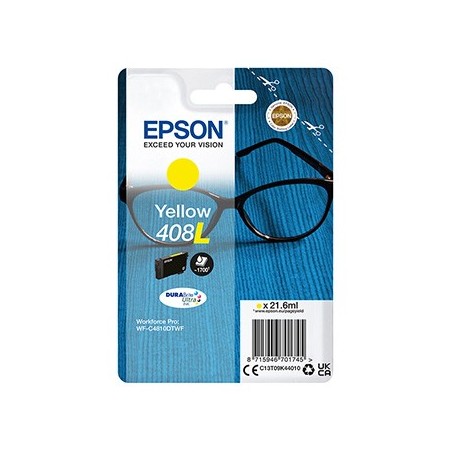 Epson oryginalny ink / tusz C13T09K44010, T09K440, 408L, yellow, 21.6ml Epson oryginalny ink / tusz C13T09K44010, T09K440, 408L, yellow, 21.6ml