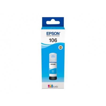 EPSON C13T00R240 Tusz Epson Cyan 106 EcoTank L7160 EPSON C13T00R240 Tusz Epson Cyan 106 EcoTank L7160