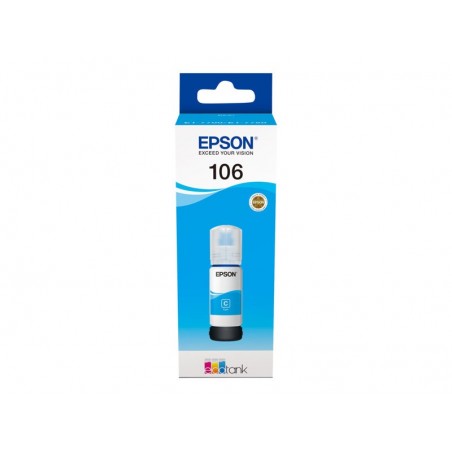 EPSON C13T00R240 Tusz Epson Cyan 106 EcoTank L7160 EPSON C13T00R240 Tusz Epson Cyan 106 EcoTank L7160