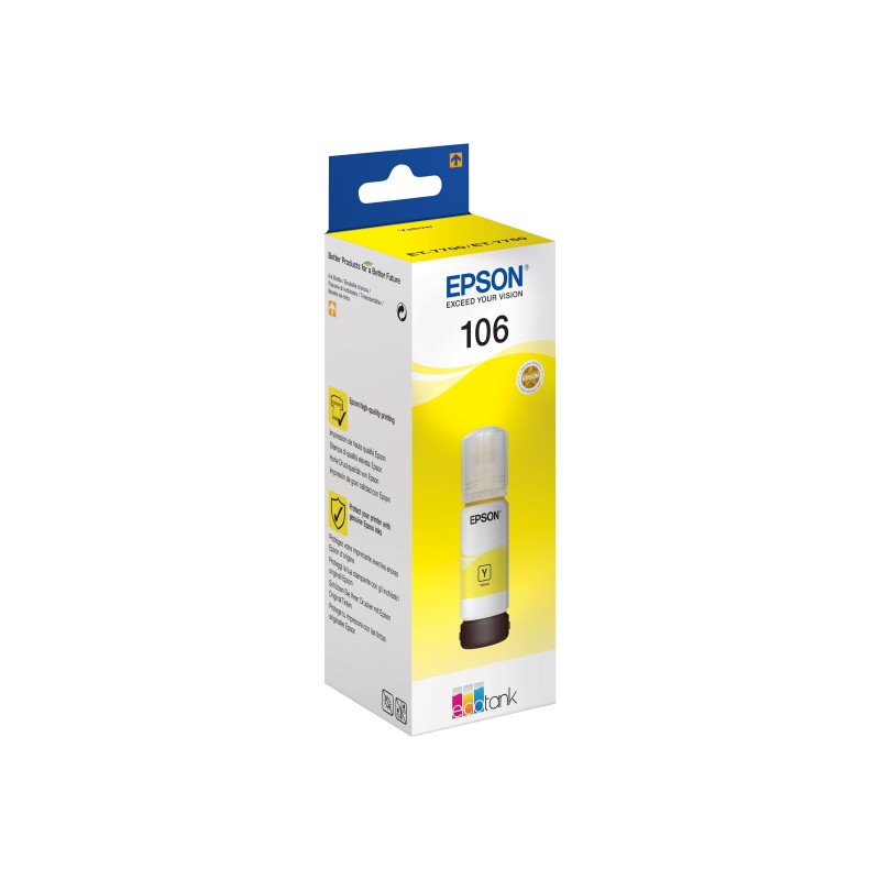 EPSON C13T00R440 Tusz Epson Yellow 106 EcoTank L7160