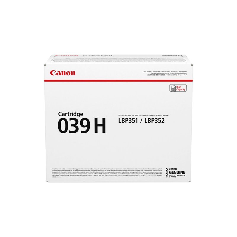 CANON toner CRG039 H high capacity CANON toner CRG039 H high capacity