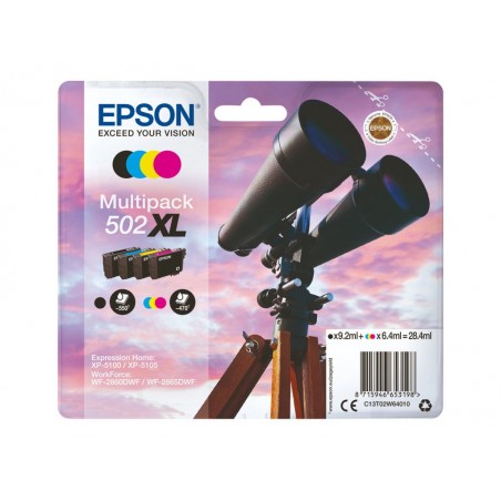 EPSON C13T02W64010 Tusz Epson CMY 6,4 ml Black 9,2 ml XP-5100 EPSON C13T02W64010 Tusz Epson CMY 6,4 ml Black 9,2 ml XP-5100