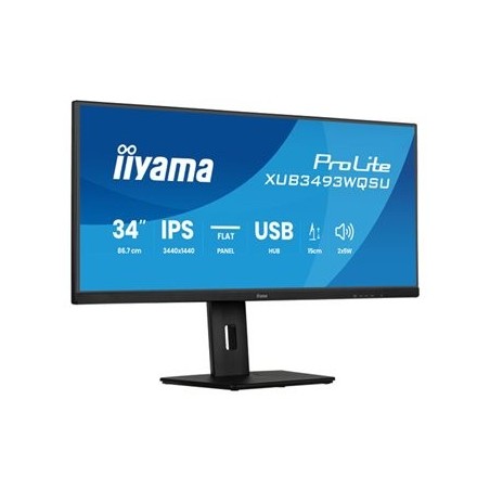 IIYAMA XUB3493WQSU-B6 34inch UW IPS-panel 3440x1440 120Hz 21:9 400cdm 1000:1 1ms IIYAMA XUB3493WQSU-B6 34inch UW IPS-panel 3440x1440 120Hz 21:9 400cdm 1000:1 1ms