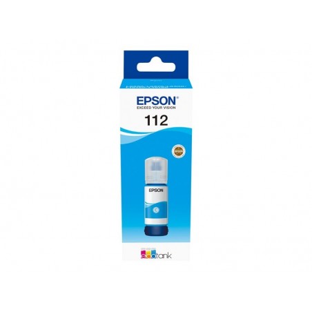 EPSON 112 EcoTank Pigment Cyan ink bottle EPSON 112 EcoTank Pigment Cyan ink bottle