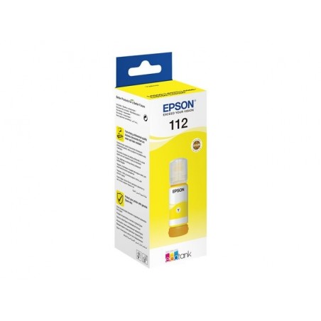 EPSON 112 EcoTank Pigment Yellow ink bottle EPSON 112 EcoTank Pigment Yellow ink bottle