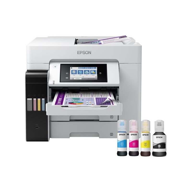 EPSON EcoTank L6580 A4 MFP Inkjet Colour FAX 25ppm EPSON EcoTank L6580 A4 MFP Inkjet Colour FAX 25ppm