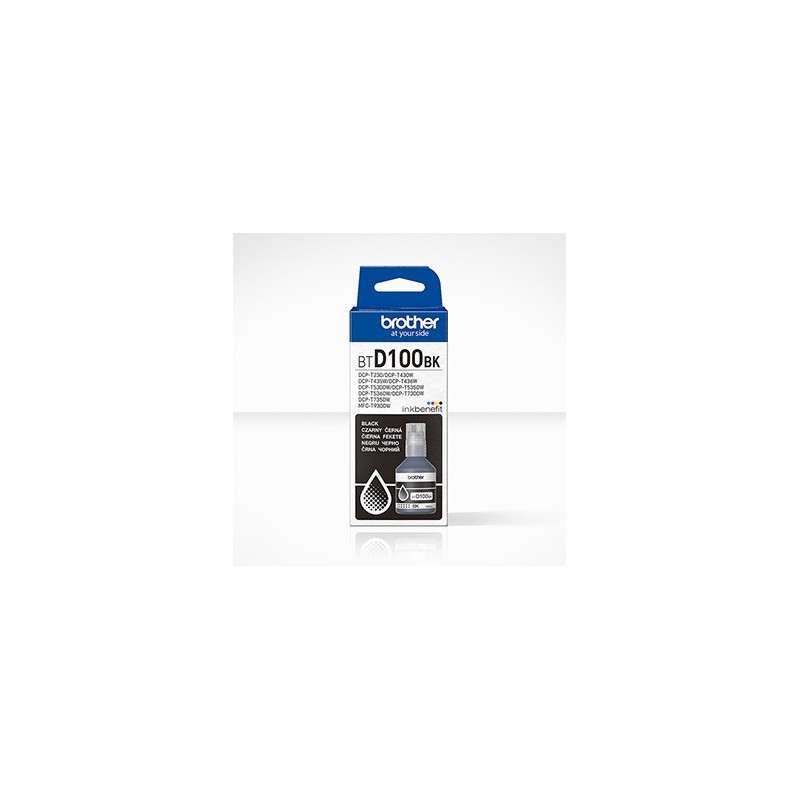 Brother oryginalny ink / tusz BTD100BK, black, 7500s, 108ml