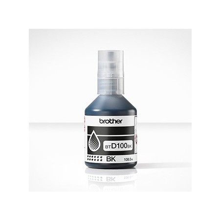 Brother oryginalny ink / tusz BTD100BK, black, 7500s, 108ml Brother oryginalny ink / tusz BTD100BK, black, 7500s, 108ml