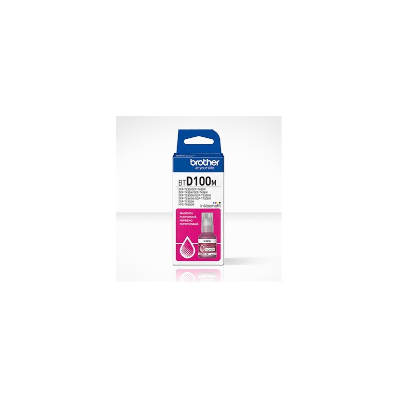 Brother oryginalny ink / tusz BTD100M, magenta, 5000s, 48.8ml