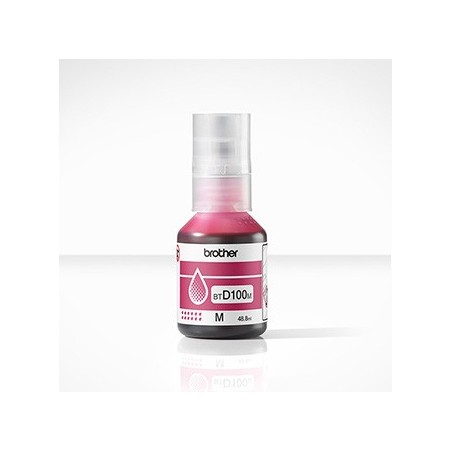 Brother oryginalny ink / tusz BTD100M, magenta, 5000s, 48.8ml Brother oryginalny ink / tusz BTD100M, magenta, 5000s, 48.8ml