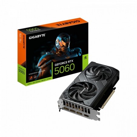 Karta graficzna GeForce RTX 5060 WINDFORCE MAX OC 8G GDDR7 3DP/HDMI Karta graficzna GeForce RTX 5060 WINDFORCE MAX OC 8G GDDR7 3DP/HDMI