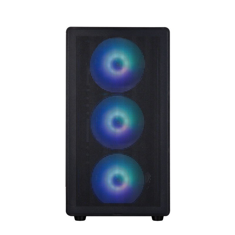Obudowa M5 BLACK mATX Mini Tower 4xFans ARGB Obudowa M5 BLACK mATX Mini Tower 4xFans ARGB