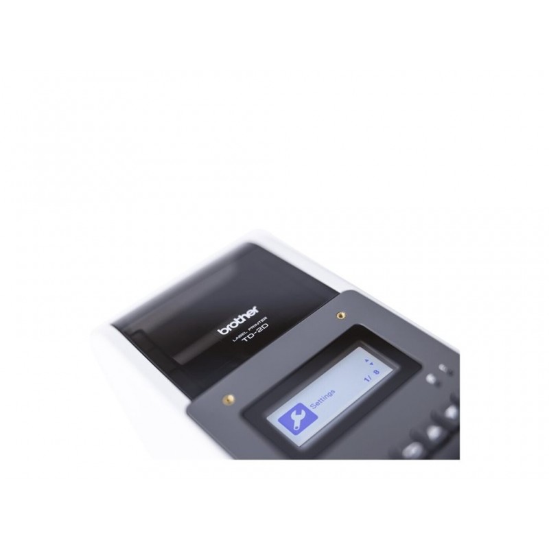 BROTHER 2inch label printer USB connection 203dpi Ethernet Battery possible LCD display Bluetooth Wi-Fi