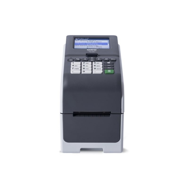 BROTHER 2inch label printer USB connection 203dpi Ethernet Possible battery LCD screen Bluetooth Wi-Fi touch screen