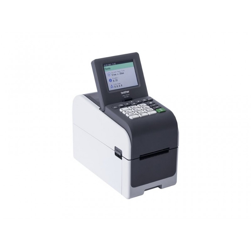 BROTHER 2inch label printer USB connection 203dpi Ethernet Possible battery LCD screen Bluetooth Wi-Fi touch screen