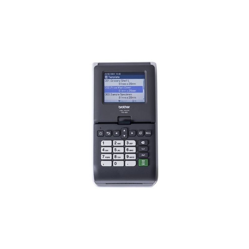 BROTHER 2inch label printer USB connection 300dpi Ethernet Battery Possible touch screen