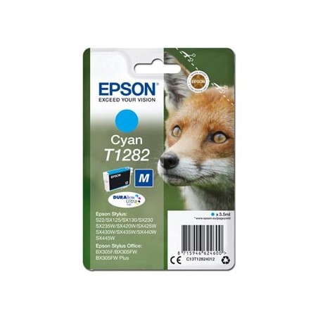 Epson oryginalny ink / tusz C13T12824012, T1282, cyan, 3,5ml