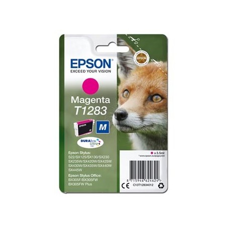 Epson oryginalny ink / tusz C13T12834012, T1283, magenta, 3,5ml