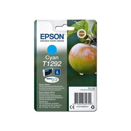 Epson oryginalny ink / tusz C13T12924012, T1292, cyan, 485s, 7ml